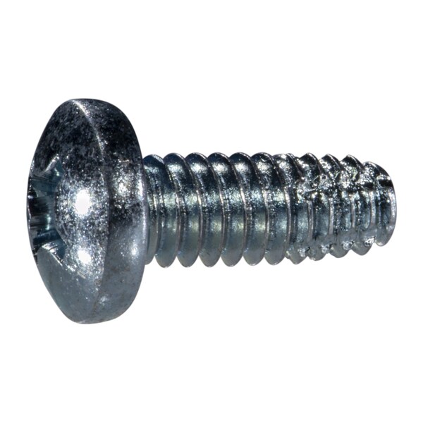 Midwest Fastener Sheet Metal Screw, 1/4" x 5/8 in, Zinc Plated Steel Pan Head Phillips Drive, 16 PK 931662 - main